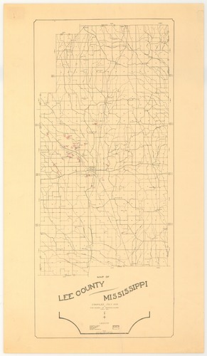 Tsc Maps Lee County Ms 69772-Map-C2-01 - Historical Maps | Digital Archives Md...