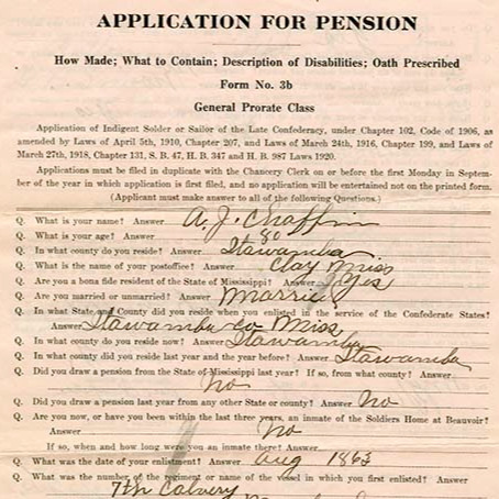 Confederate Pension Applications, 1889-1932