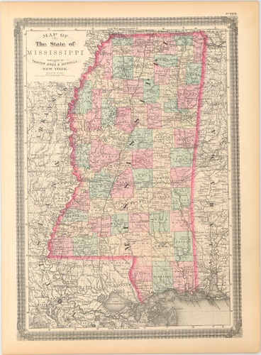 13873 1 Maptif Historical Maps Digital Archives Mississippi 