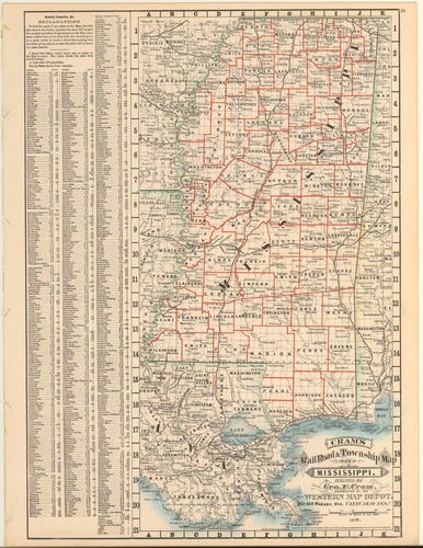 8193 01 Maptif Historical Maps Digital Archives Mississippi 