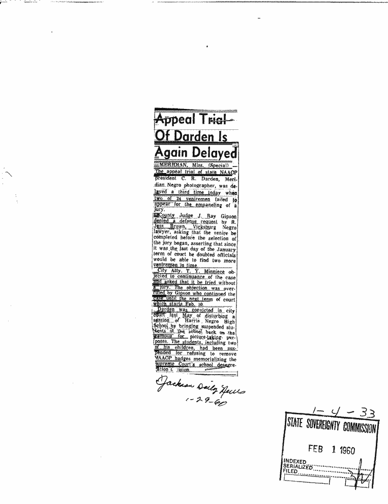 SCR ID # 1-4-0-33-1-1-1