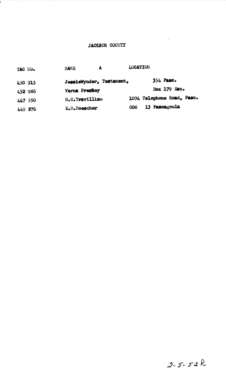 SCR ID # 2-5-1-53-18-1-1