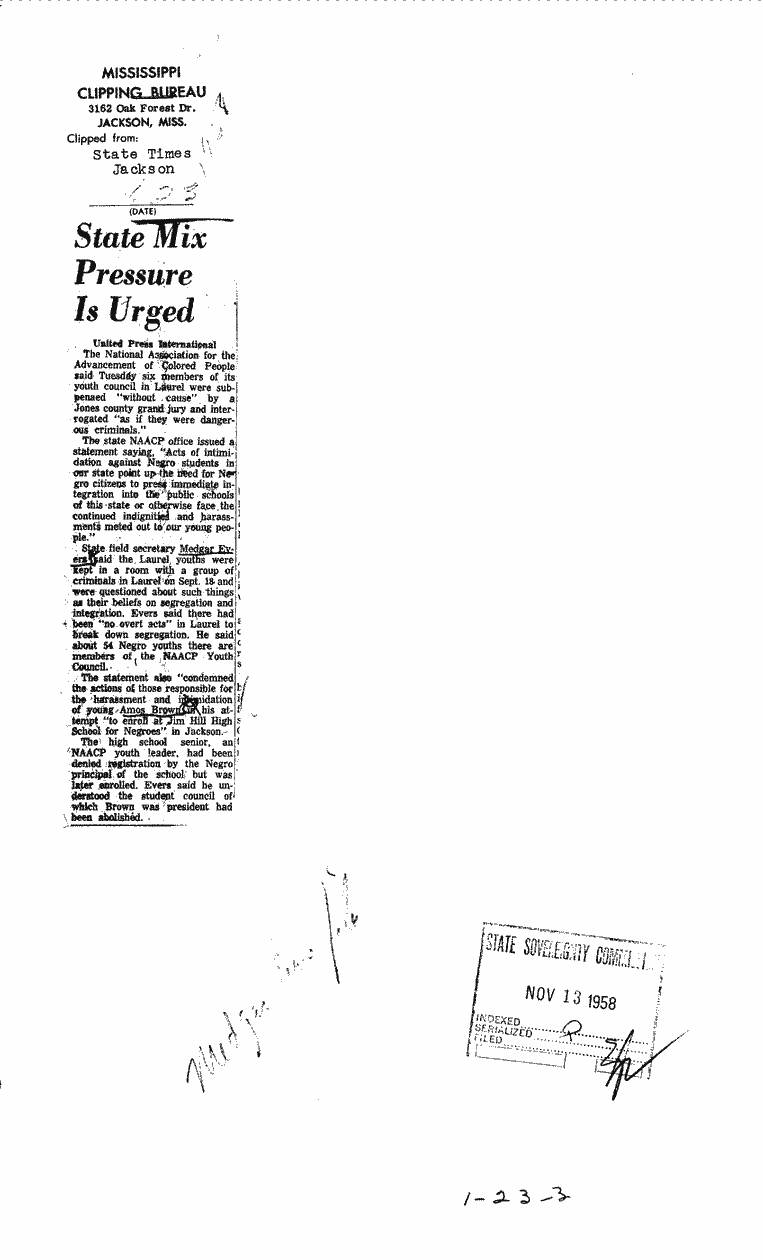 SCR ID # 1-23-0-4-1-1-1