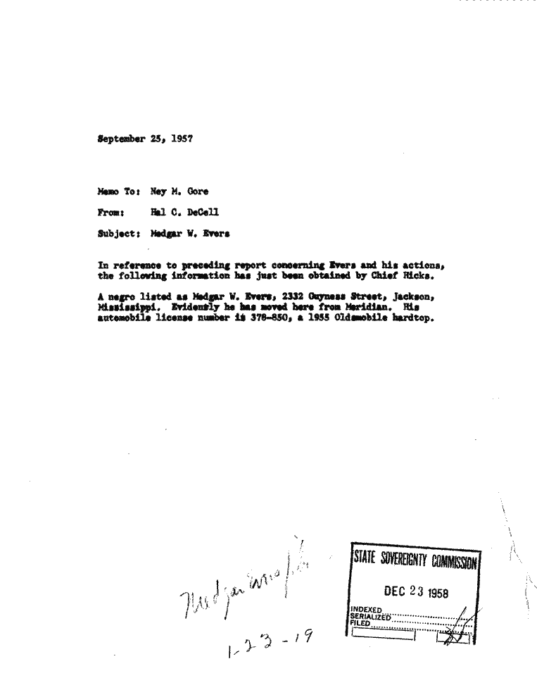 SCR ID # 1-23-0-21-1-1-1