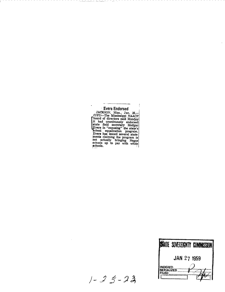 SCR ID # 1-23-0-25-1-1-1