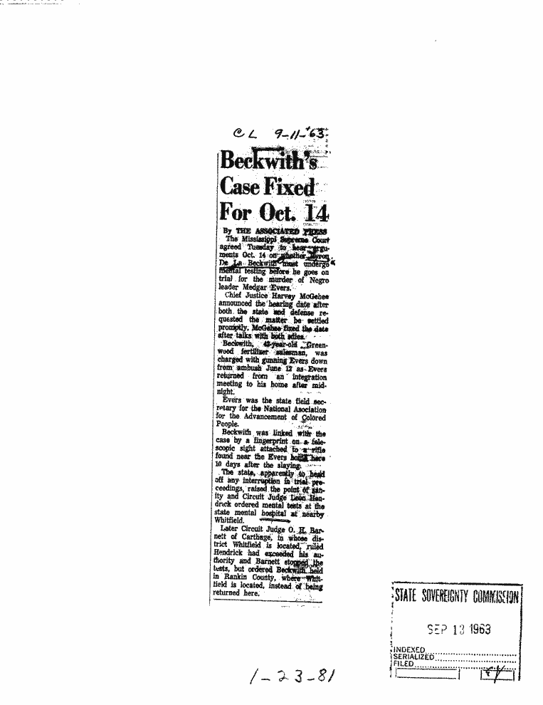 SCR ID # 1-23-0-82-1-1-1