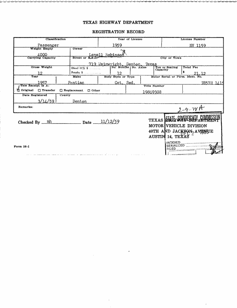 SCR ID # 2-9-0-78-1-1-1