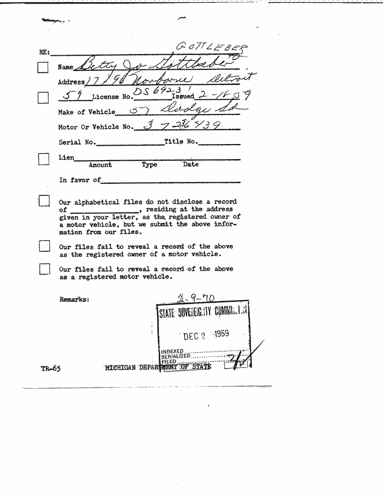 SCR ID # 2-9-0-89-1-1-1
