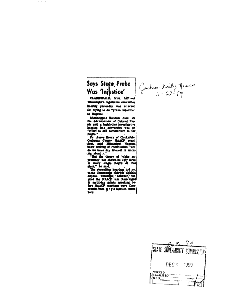 SCR ID # 2-9-0-92-1-1-1