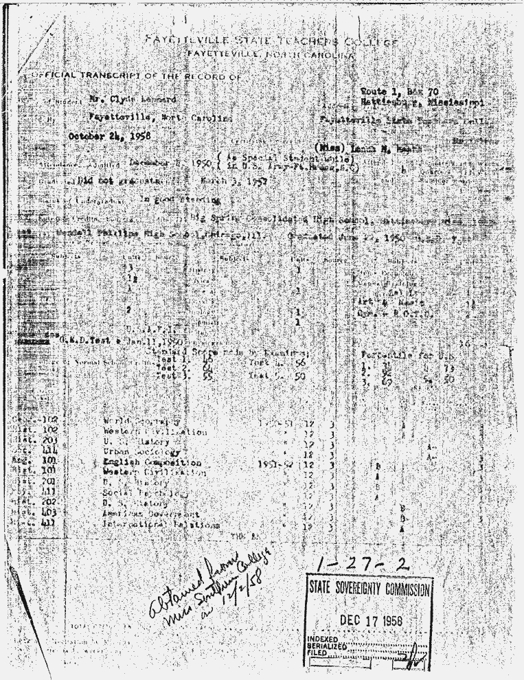 SCR ID # 1-27-0-3-1-1-1