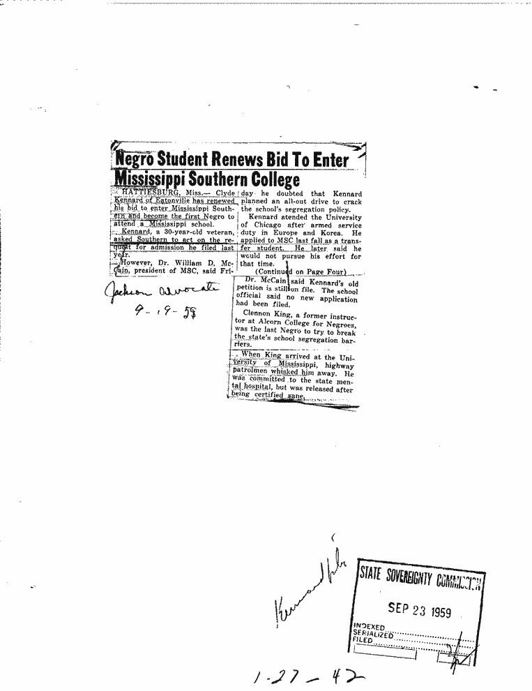 SCR ID # 1-27-0-45-1-1-1