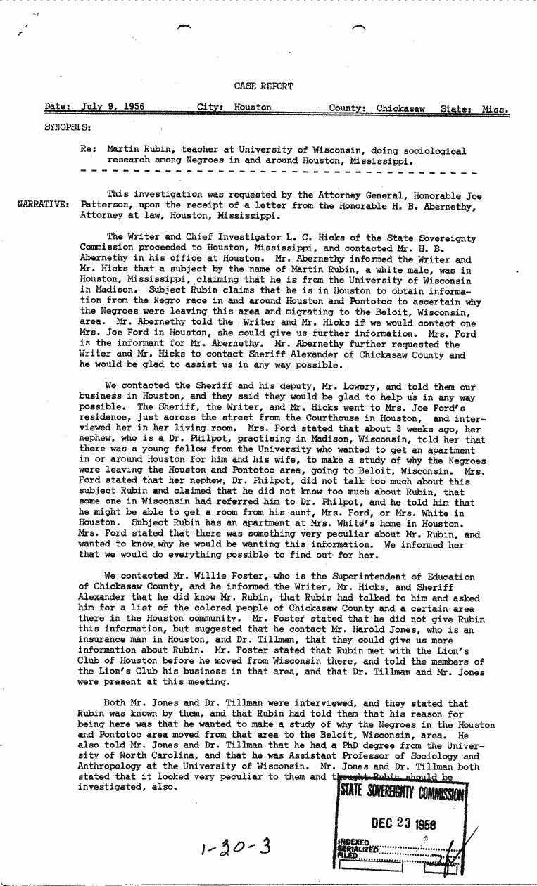 SCR ID # 1-30-0-3-1-1-1