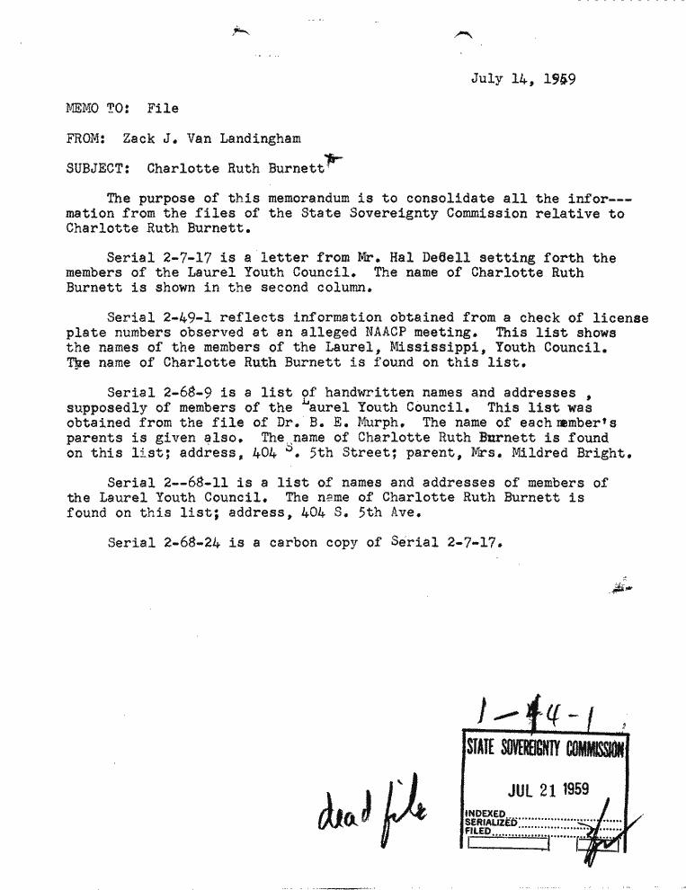 SCR ID # 1-44-0-1-1-1-1