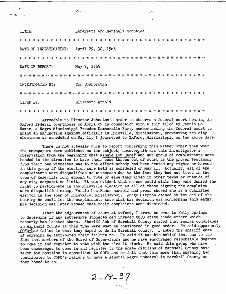 SCR ID # 2-19-0-47-1-1-1