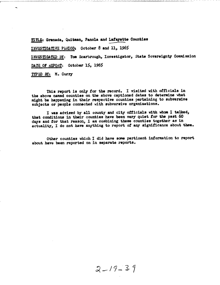 SCR ID # 2-19-0-49-1-1-1