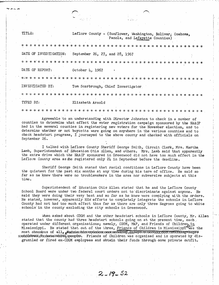 SCR ID # 2-19-0-68-1-1-1