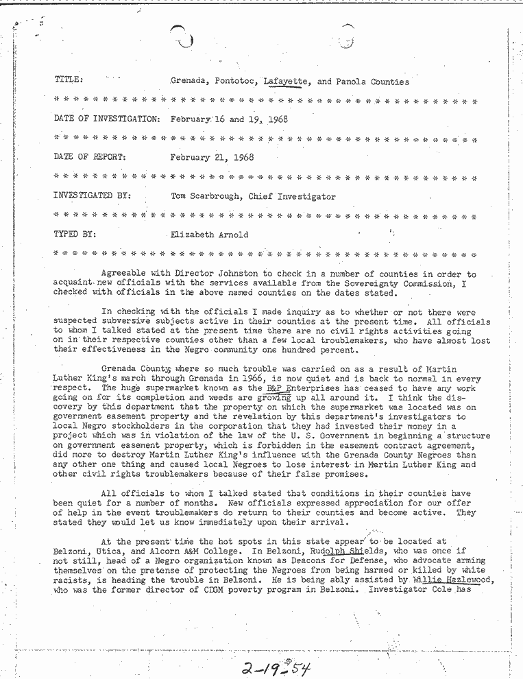 SCR ID # 2-19-0-70-1-1-1