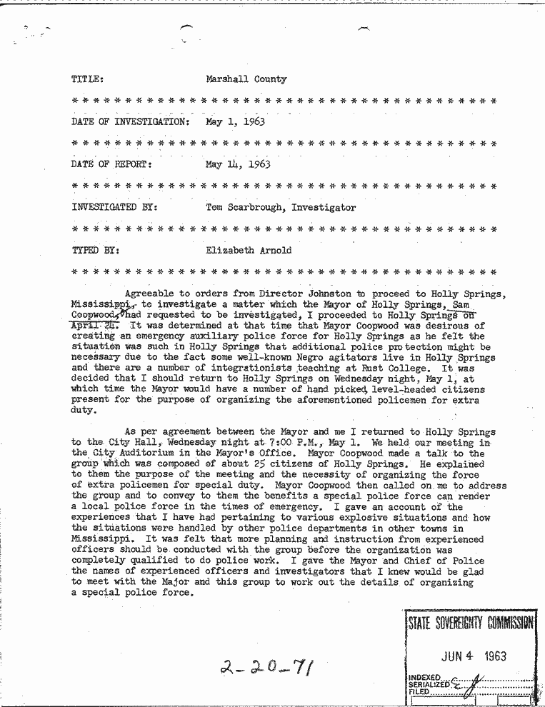 SCR ID # 2-20-1-71-1-1-1