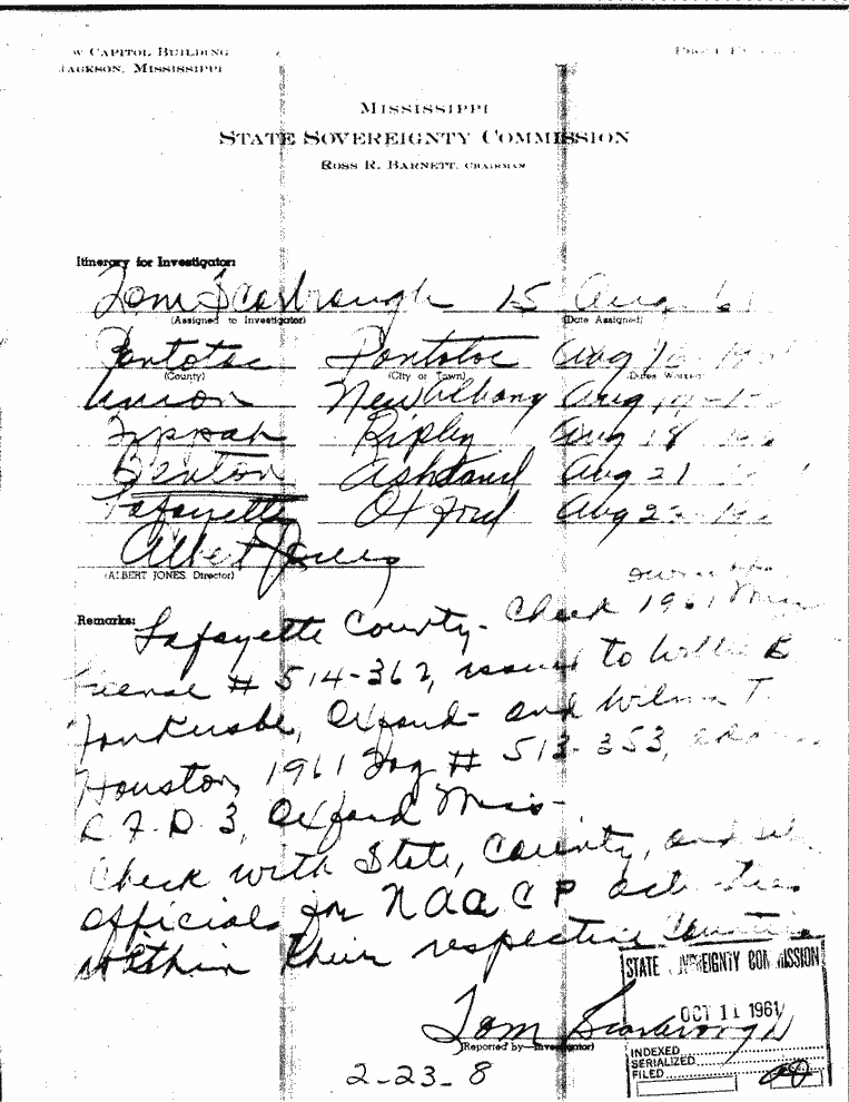 SCR ID # 2-23-0-5-1-1-1