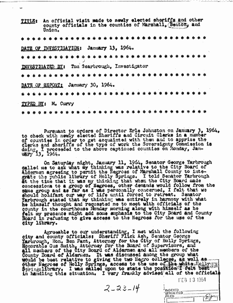 SCR ID # 2-23-0-14-1-1-1