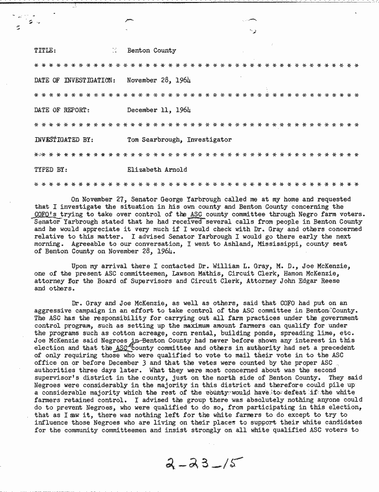 SCR ID # 2-23-0-15-1-1-1