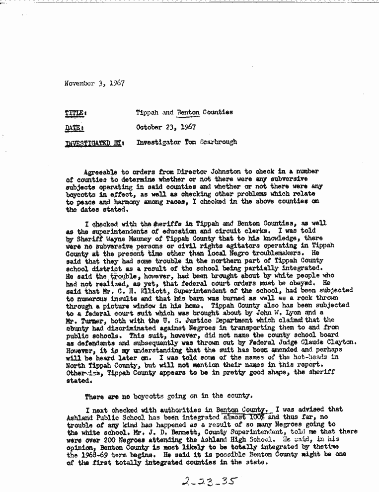 SCR ID # 2-23-0-35-1-1-1