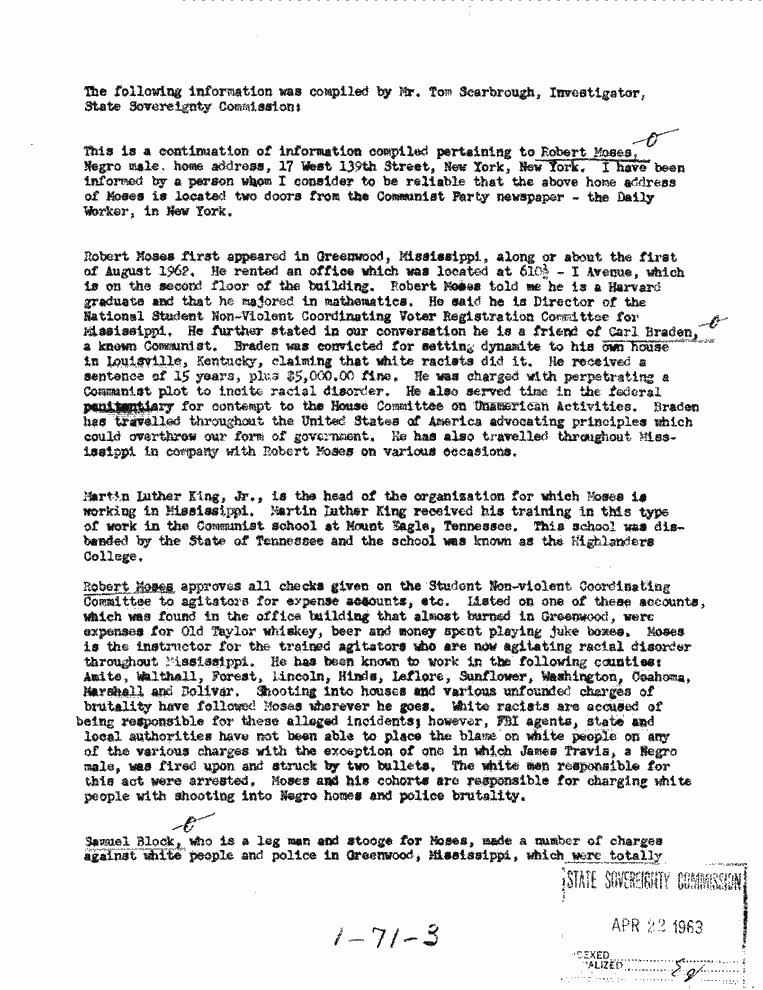 SCR ID # 1-71-0-3-1-1-1