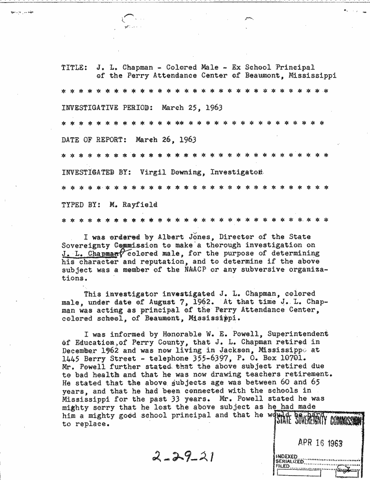 SCR ID # 2-29-0-25-1-1-1