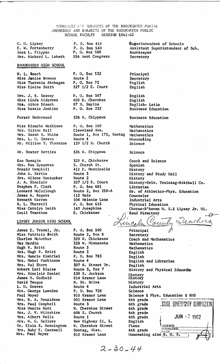 SCR ID # 2-30-0-58-1-1-1