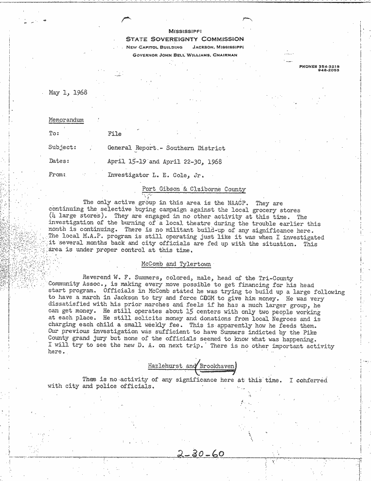SCR ID # 2-30-0-77-1-1-1