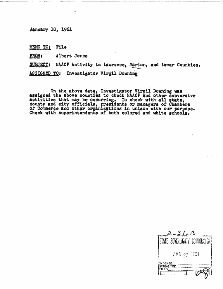 SCR ID # 2-31-0-10-1-1-1