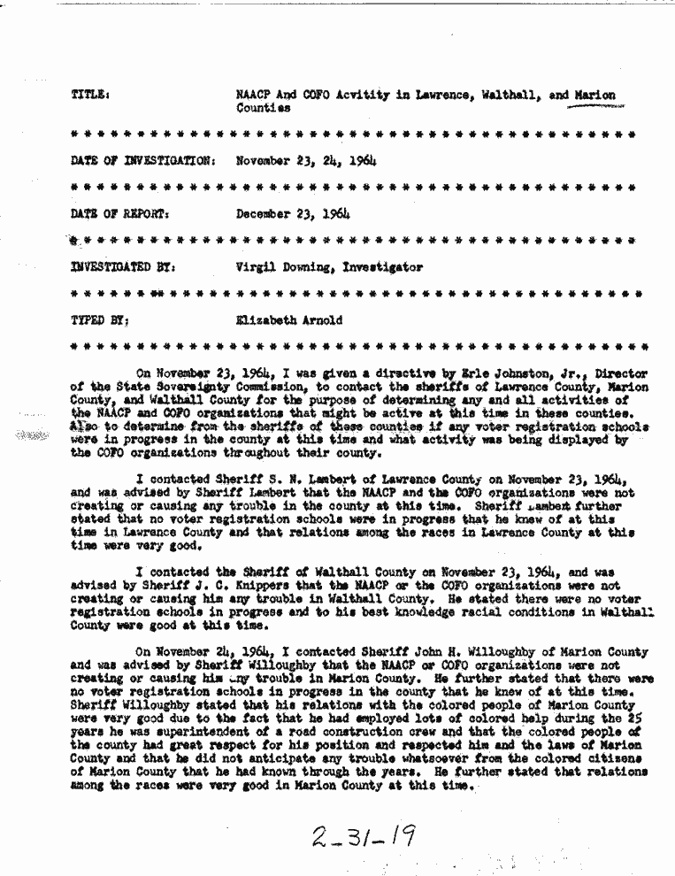 SCR ID # 2-31-0-18-1-1-1