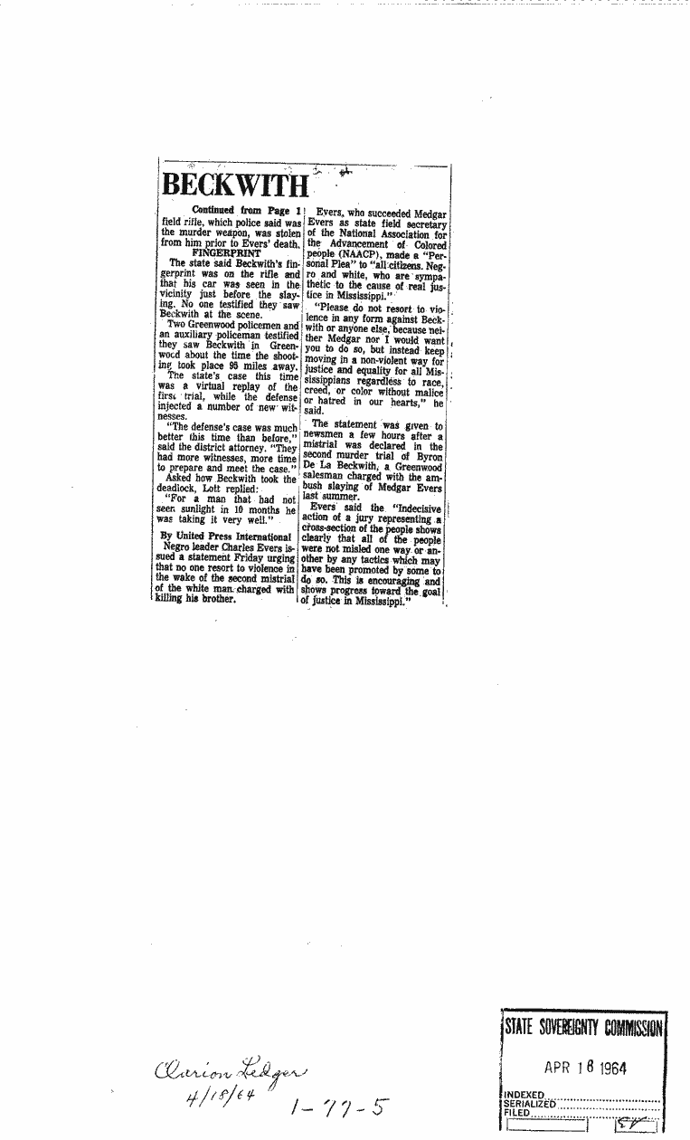 SCR ID # 1-77-0-21-2-1-1