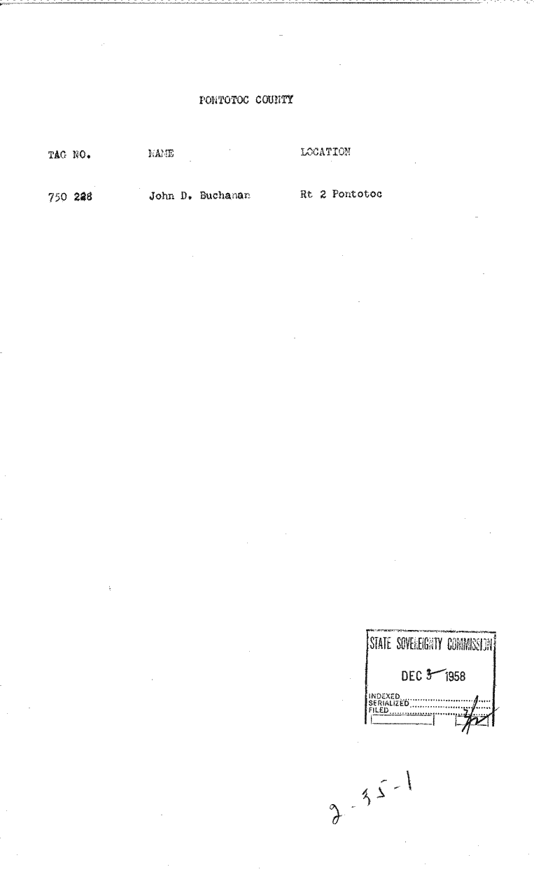 SCR ID # 2-35-0-1-1-1-1