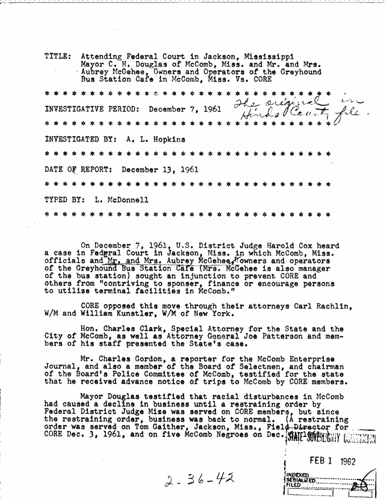 SCR ID # 2-36-1-62-1-1-1