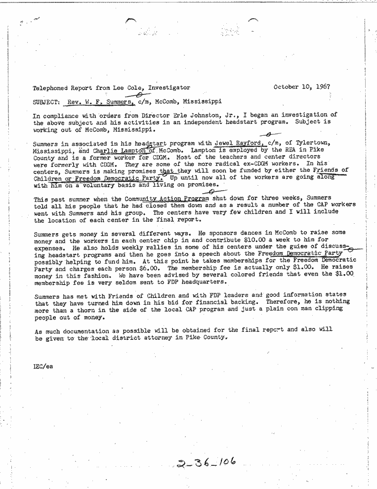 SCR ID # 2-36-2-70-1-1-1
