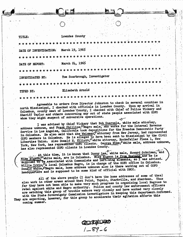 SCR ID # 1-89-0-6-1-1-1