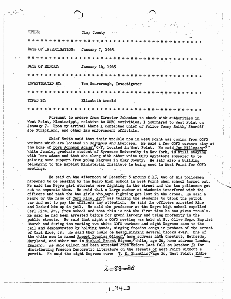 SCR ID # 1-94-0-3-1-1-1