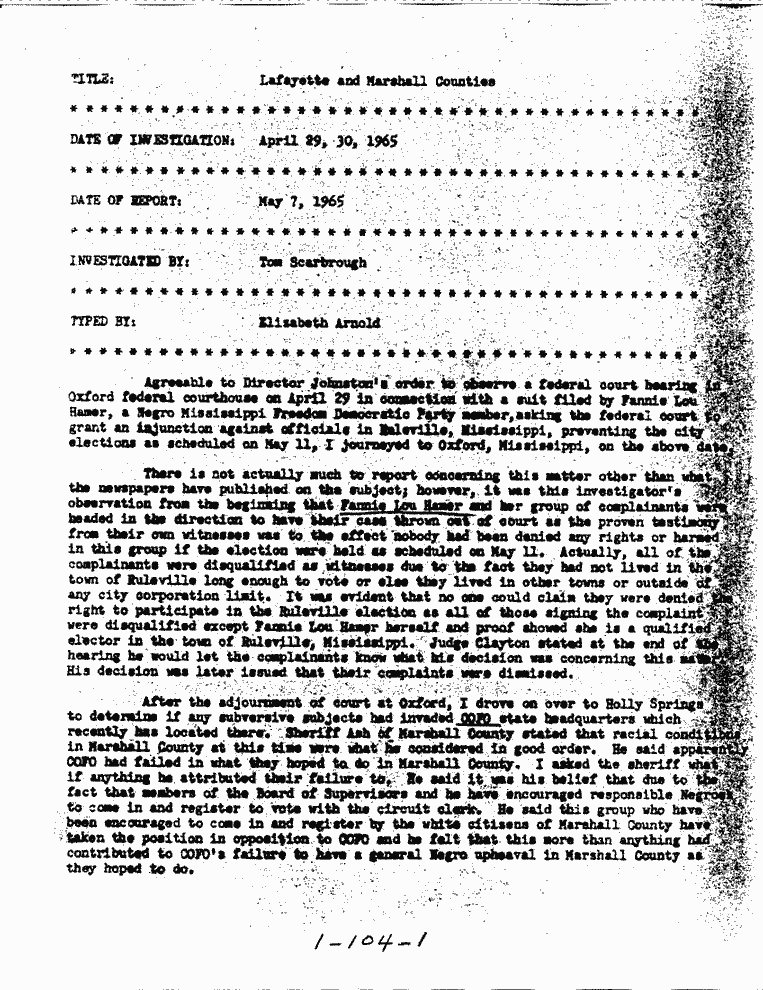 SCR ID # 1-104-0-1-1-1-1