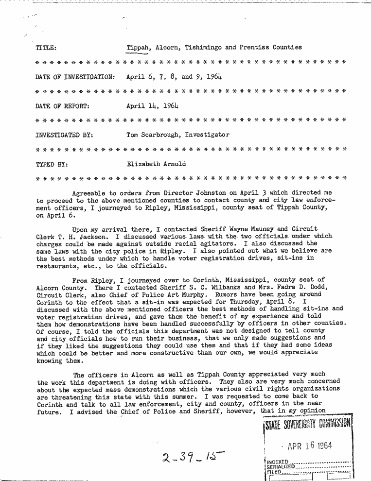 SCR ID # 2-39-0-21-1-1-1