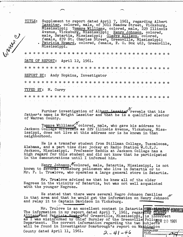 SCR ID # 2-41-0-34-1-1-1