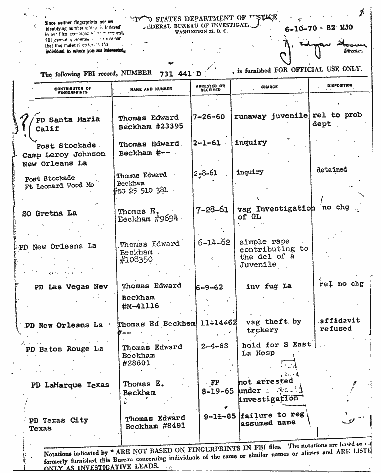 SCR ID # 1-130-0-3-1-1-1