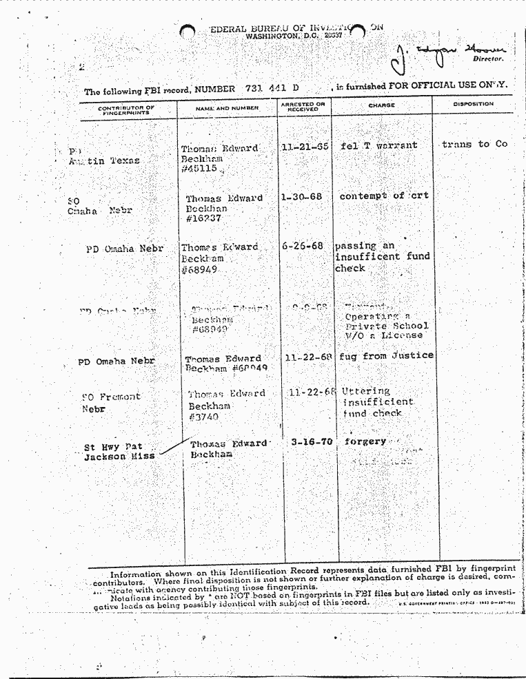 SCR ID # 1-130-0-25-2-1-1