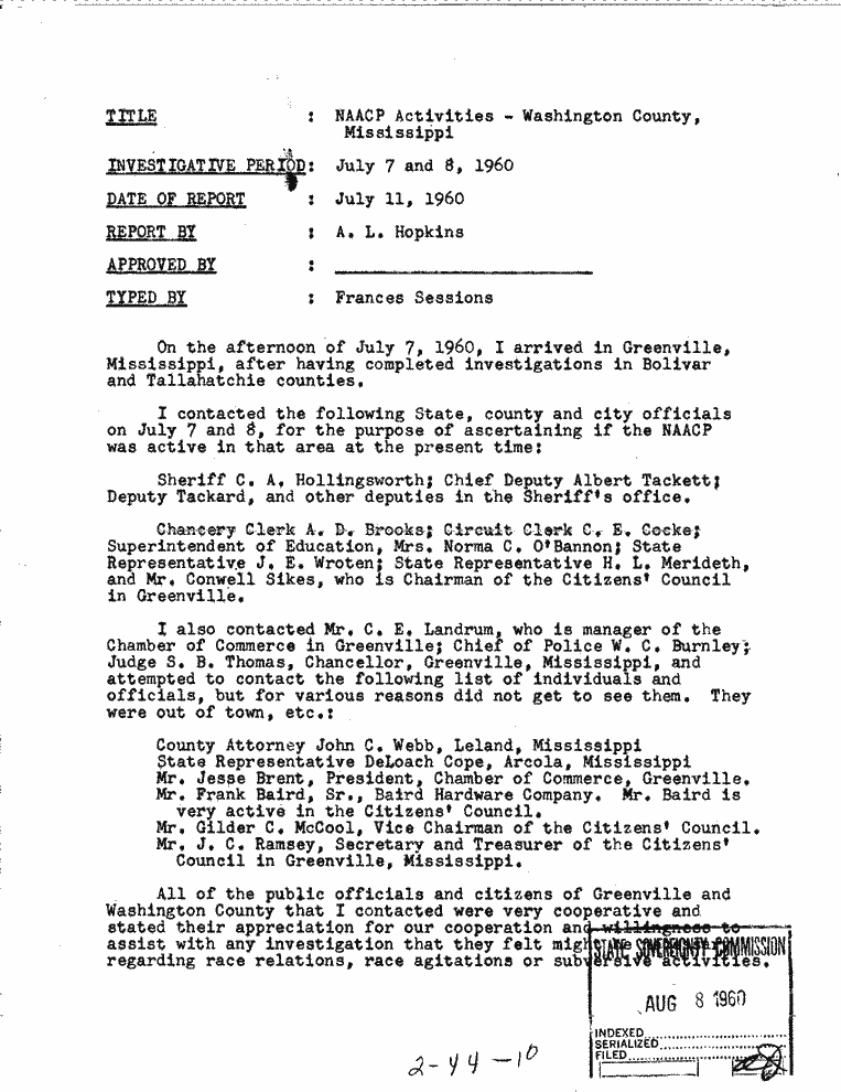 SCR ID # 2-44-1-10-1-1-1