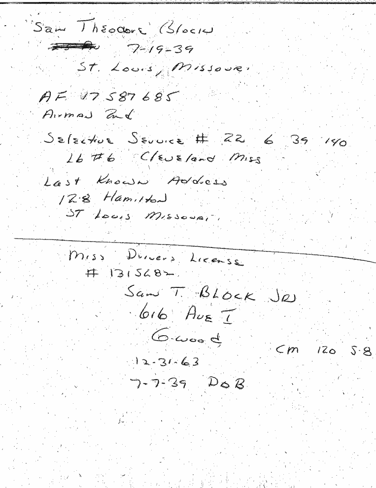 SCR ID # 2-45-1-67-2-1-1