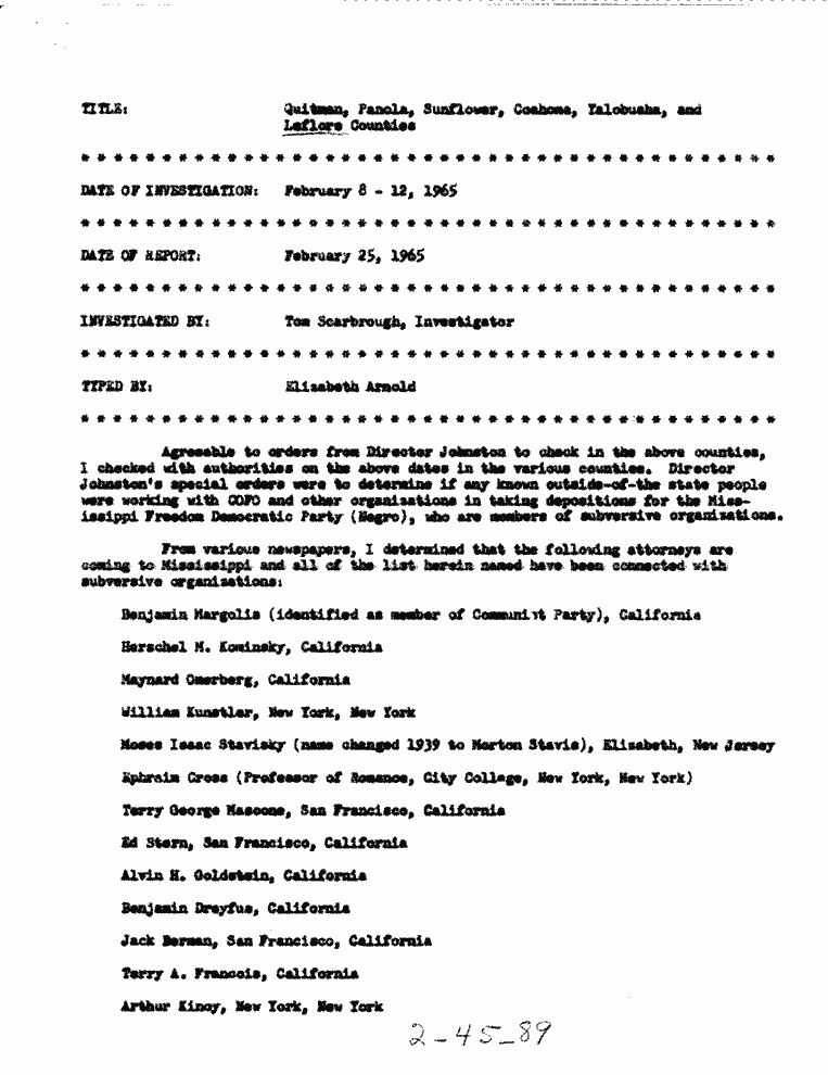 SCR ID # 2-45-2-18-1-1-1