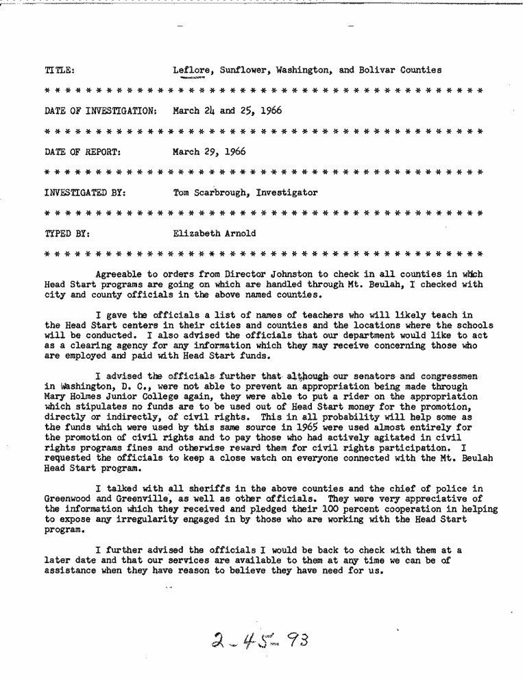 SCR ID # 2-45-2-23-1-1-1