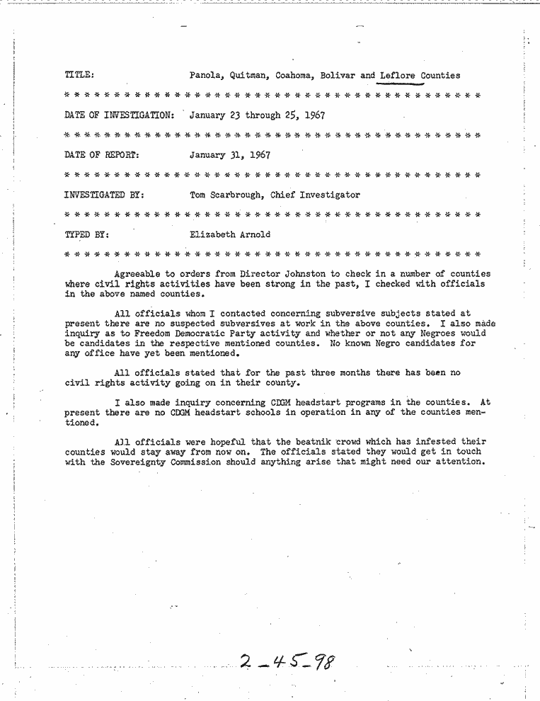 SCR ID # 2-45-2-31-1-1-1