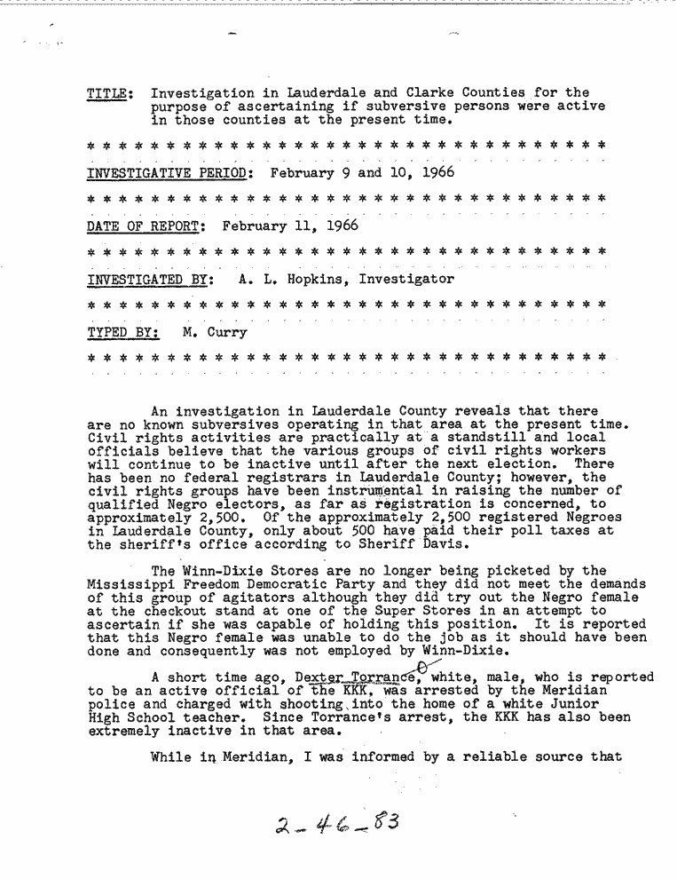 SCR ID # 2-46-0-94-1-1-1