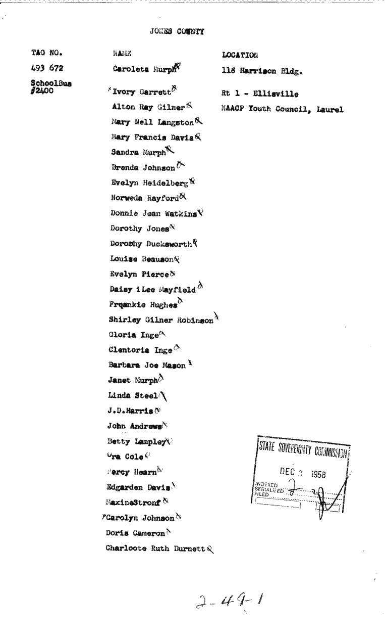 SCR ID # 2-49-0-1-1-1-1